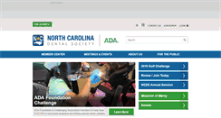 Desktop Screenshot of ncdental.org