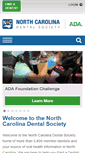 Mobile Screenshot of ncdental.org